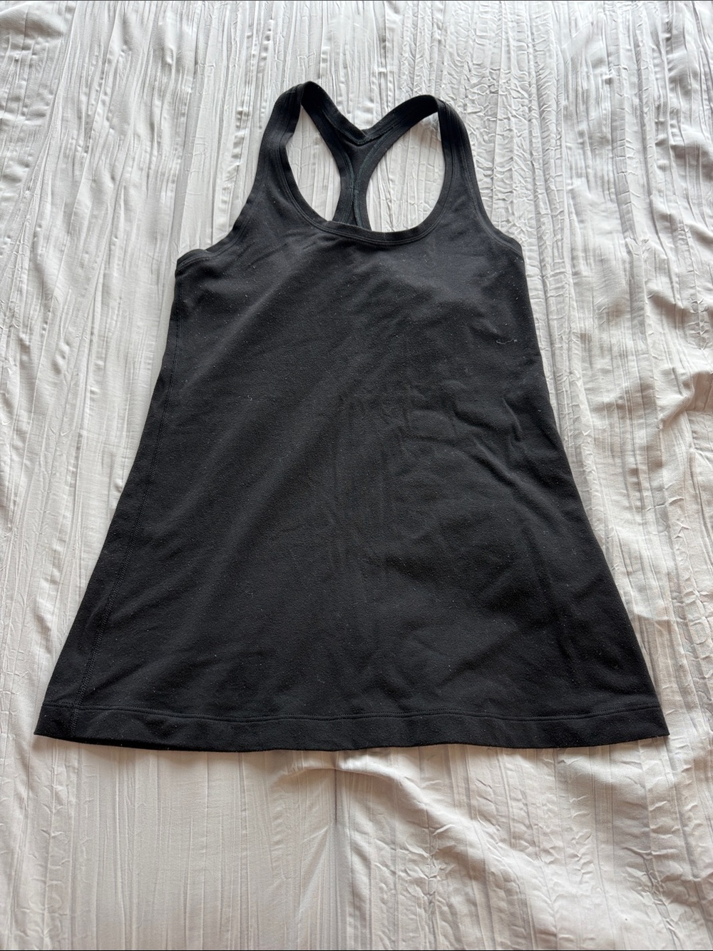 lululemon athletica Black Cool Racerback A-Line Tank
